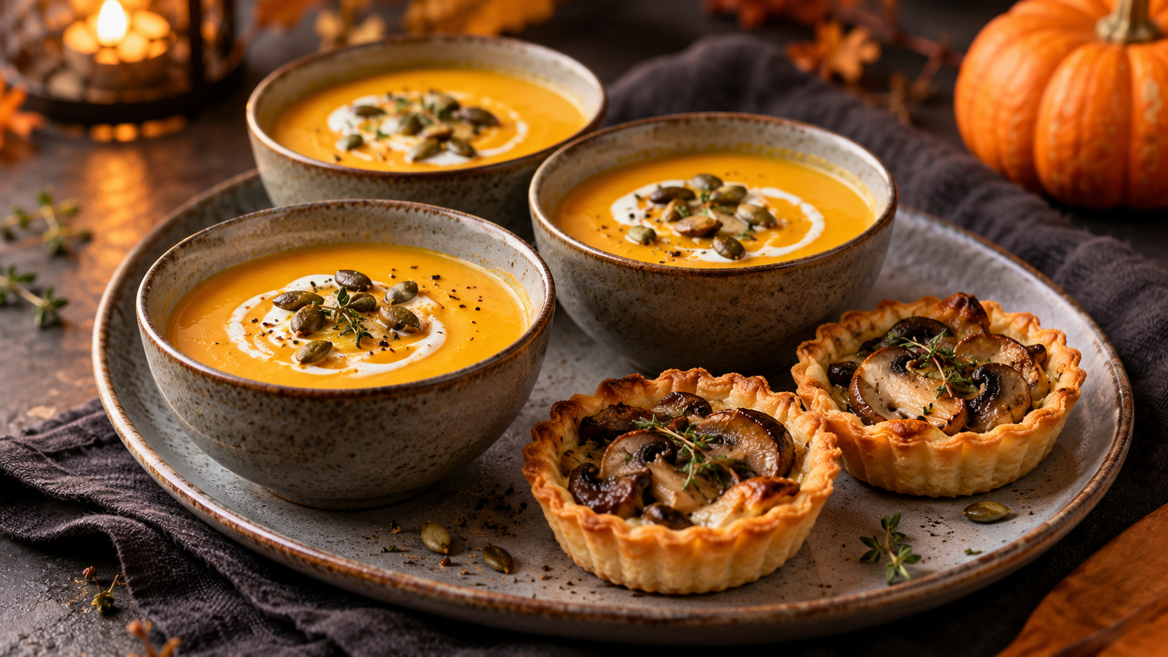 traiteur-lyonnais-soupe-potirons-halloween traiteur lyonnais soirée halloween entrées plateau