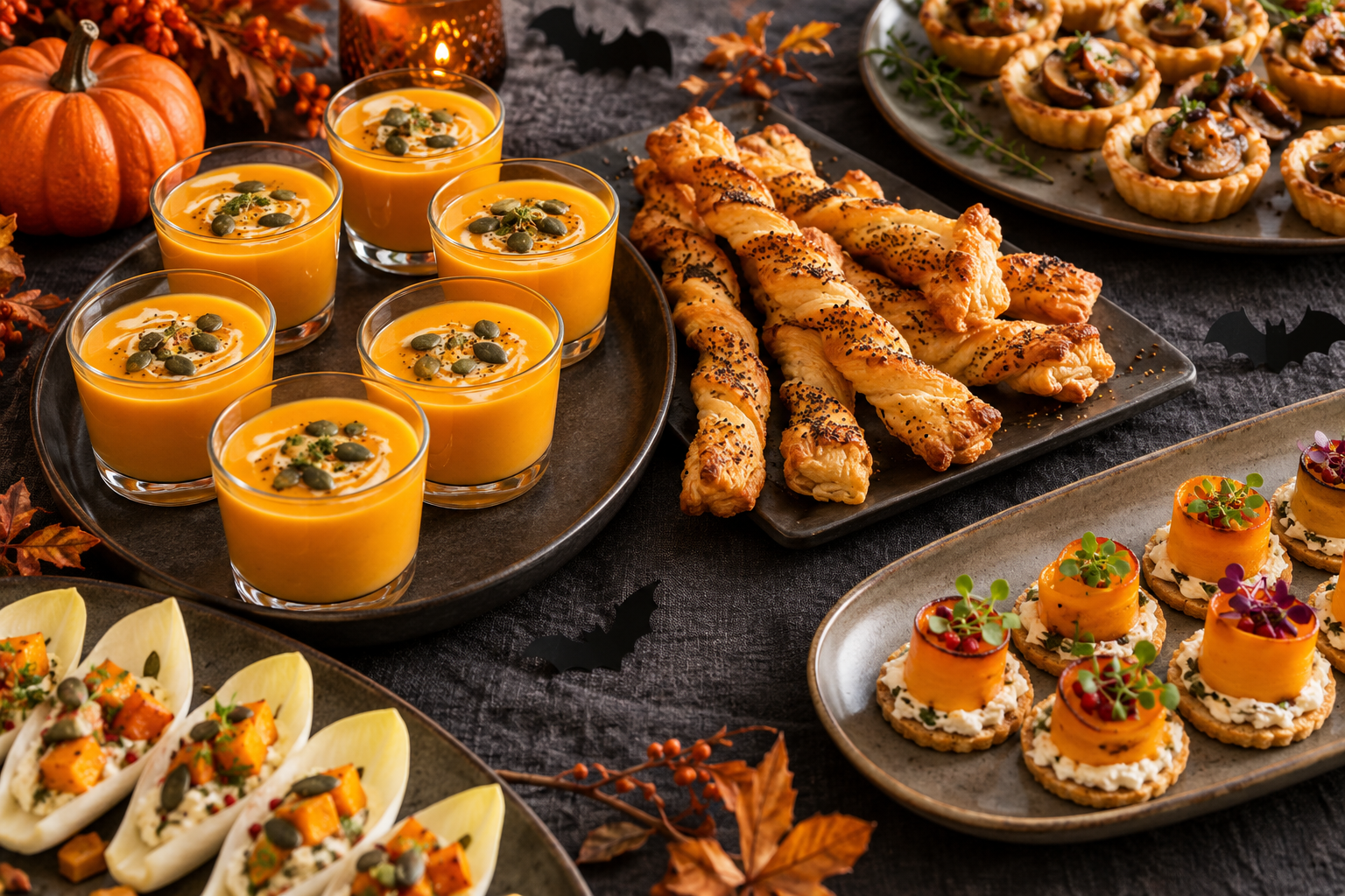traiteur-repas-halloween-entrees traiteur lyonnais soirée halloween entrées plateau
